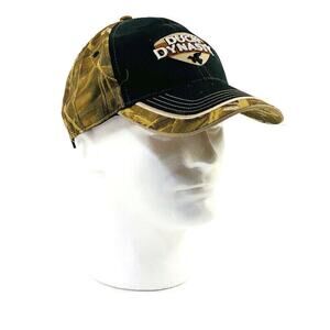 Duck Dynasty Camouflage Ball Cap Hat Embroidered Logo Brown Black Adjustable
